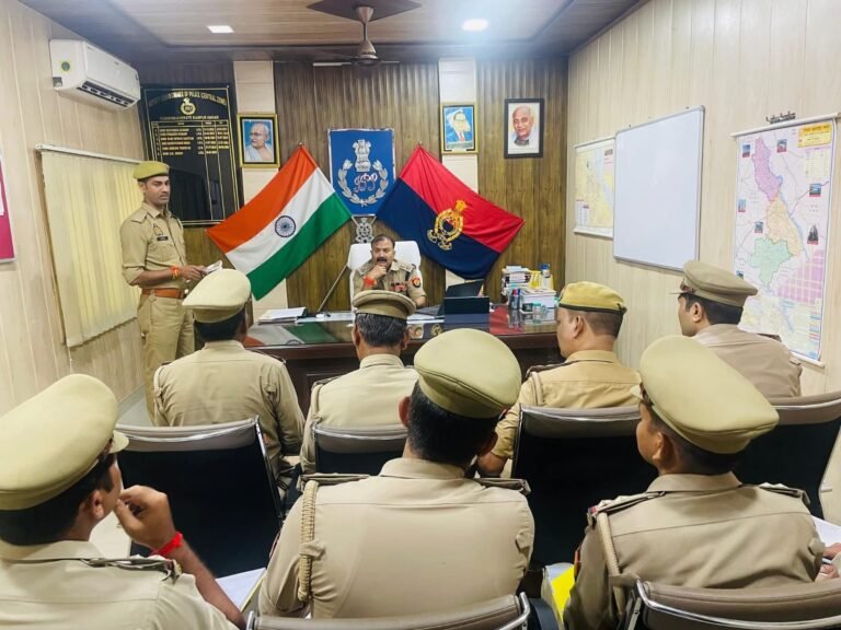 DCP सेन्ट्रल की सख्त बैठक — अपराधियों व भू-माफियाओं पर कड़ी कार्रवाई के निर्देश