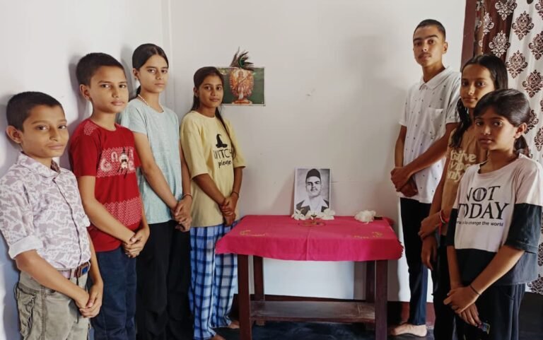 सीकेएनकेएच फाउंडेशन कछार ने दी शहीद राजगुरु को श्रद्धांजलि