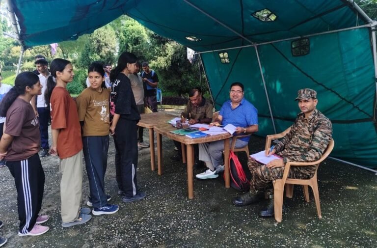 10 दिवसीय प्री-थल सेना शिविर प्रथम का आयोजन प्रारंभ