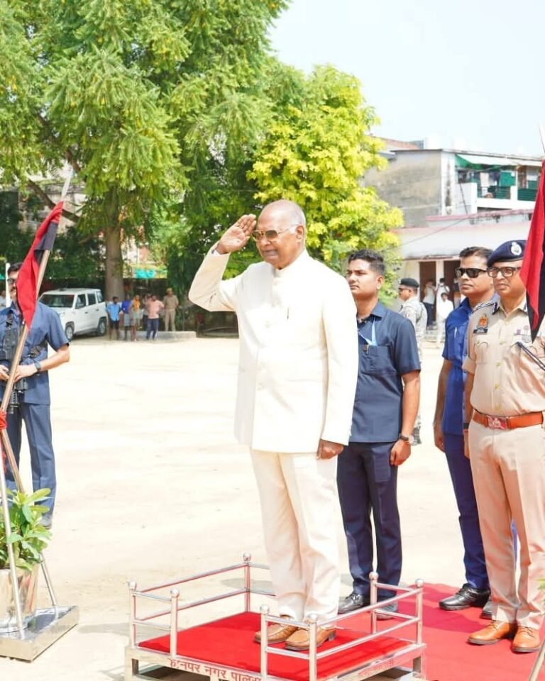 भारत के पूर्व राष्ट्रपति माननीय श्री रामनाथ कोविंद जी का कानपुर आगमन