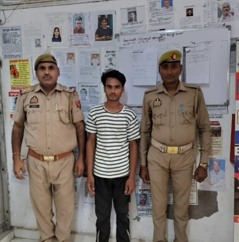 वृन्दावन पुलिस द्वारा नावालिग लडकी को बहला फुसलाकर भगा ले जाने एवं बलात्कार करने वाले अभियुक्त को  किया गिरफ्तार ।  