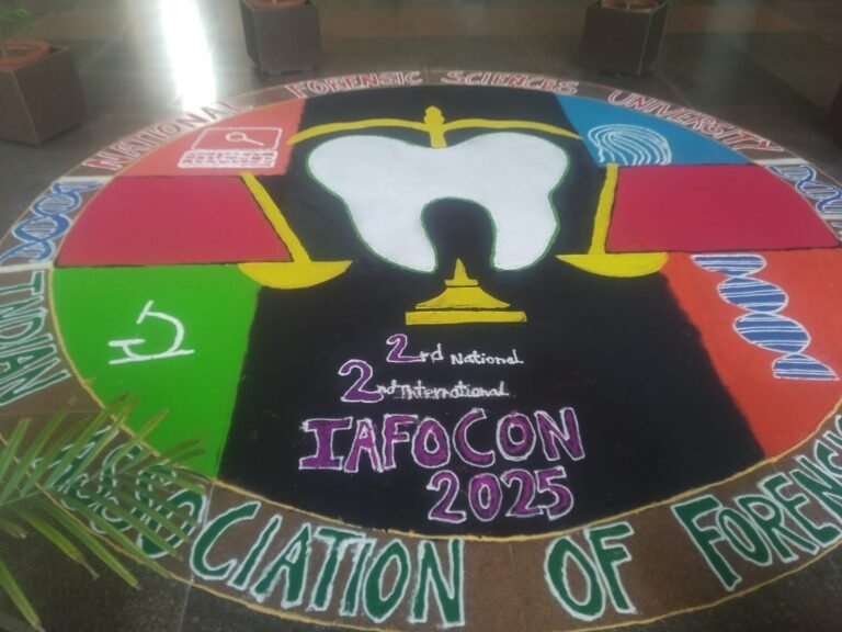 दांतों से मिलेगी पहचान, इंसाफ और गरिमा भी: एनएफएसयू में शुरू हुआ ‘IAFOCON-25’ अंतरराष्ट्रीय सम्मेलन