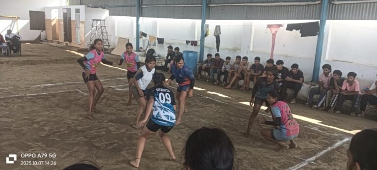 सब जूनियर बालक एवं बालिका जनपद स्तरीय कबड्डी ट्रायल प्रतियोगिता संपन्न