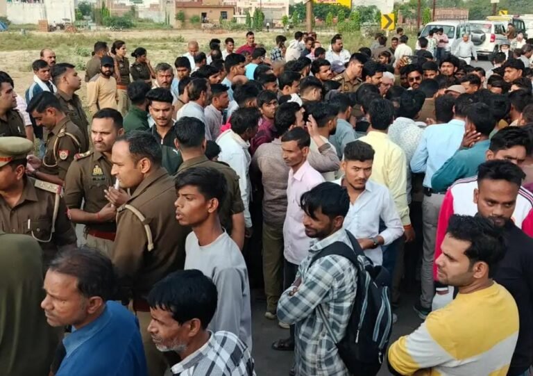 ट्रक की टक्कर से बाइक सवार युवक की मौके पर मौत