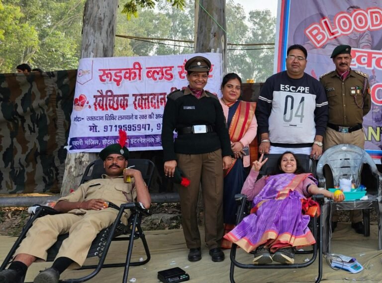 एनसीसी स्थापना दिवस पर क्वांटम विश्वविद्यालय में भव्य रक्तदान शिविर, कैडेट्स व छात्रों ने किया 195 यूनिट रक्तदान