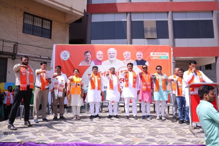 ગુજરાત ભાજપાનો ‘જનસેવા સંકલ્પ’ કાર્યક્રમ રાજ્યભરમાં યોજાયો, કાર્યકર્તાઓમાં ઉત્સાહનો માહોલ