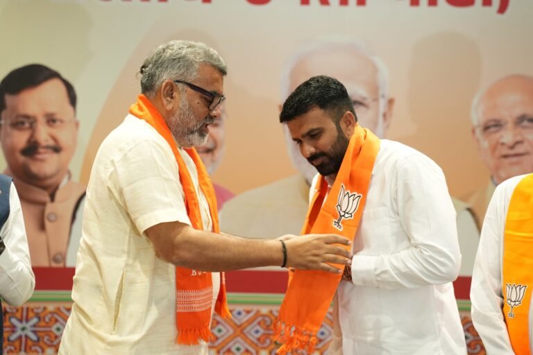 ગાંધીનગર ખાતે ‘શ્રી કમલમ’માં રાજકીય જોડાણી: રાજુભાઇ કરપડા ભાજપામાં સામેલ