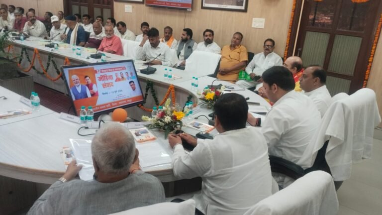 मोदी सरकार के 12 वर्ष विश्वास, विकास और जनकल्याण के स्वर्णिम वर्ष : संदीप सिंह